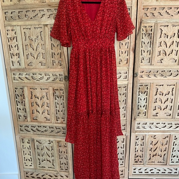 Beautiful eywasouls boho maxi dress.  Feather light - Picture 3 of 7